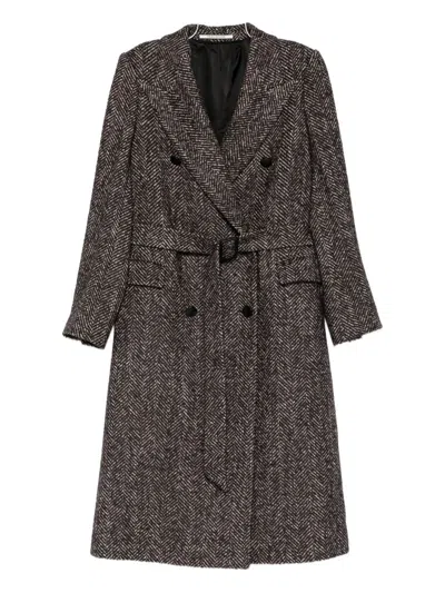 TAGLIATORE TAGLIATORE WOOL BLEND DOUBLE-BREASTED COAT