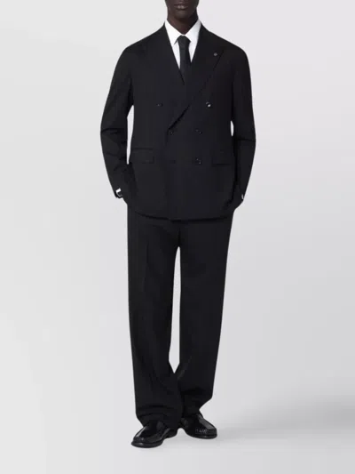 TAGLIATORE WOOL BLEND DOUBLE BREASTED TAILORED SUIT