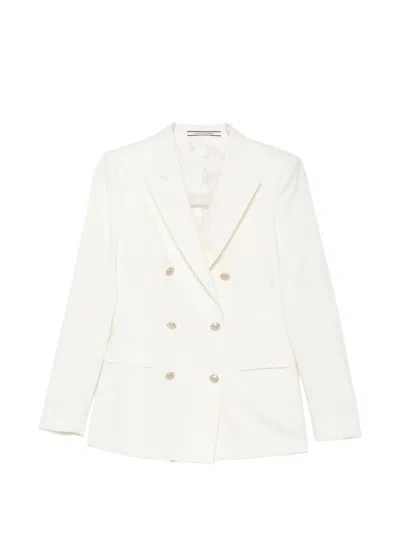 TAGLIATORE TAGLIATORE WOOL BLEND DOUBLE-BREASTED SUIT