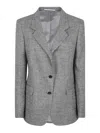 Tagliatore Wool Blend Jacket In Gray