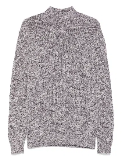 Tagliatore Wool-blend Jumper In Purple