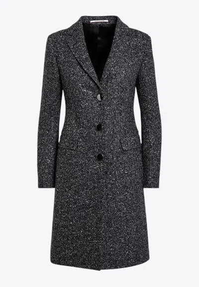 TAGLIATORE WOOL-BLEND SINGLE-BREASTED COAT