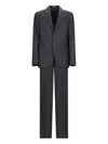 Tagliatore Wool-blend Single-breasted Suit In Black