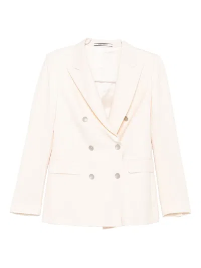 Tagliatore Wool Blend Suit In Neutral