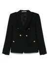 Tagliatore Wool Double-breasted Jacket Featuring Back Vent