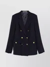 Tagliatore Wool Double-breasted Jacket With Peak Lapels