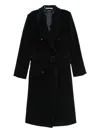 Tagliatore Wool Double-bteasted Coat In Blue
