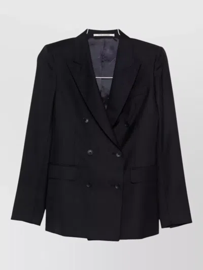 TAGLIATORE WOOL DOUBLE-BREASTED SUIT JACKET