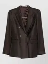 Tagliatore Wool Double-breasted Suit Jacket In Multi