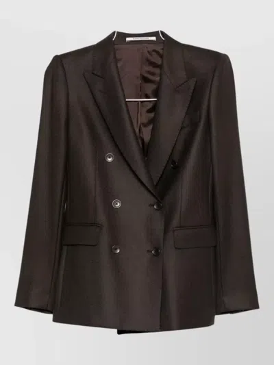Tagliatore Wool Double-breasted Suit Jacket In Multi