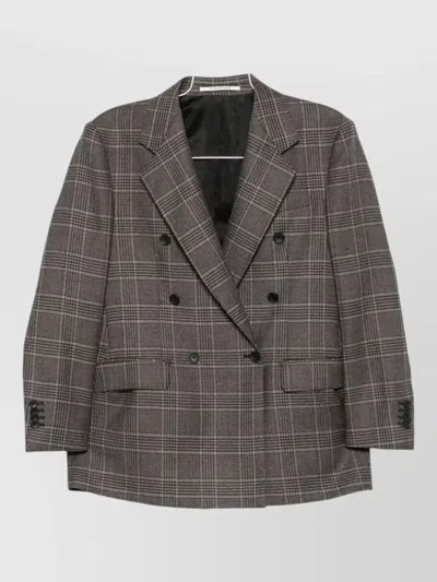 TAGLIATORE WOOL DOUBLE-BREASTED SUIT JACKET
