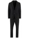Tagliatore Single-breasted Two-piece Suit Set In Black