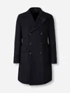 Tagliatore Wool Jacket In Blue