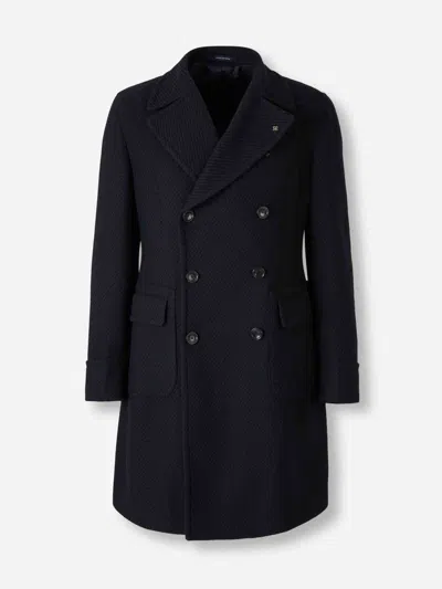 Tagliatore Wool Jacket In Blue