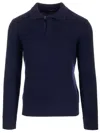 TAGLIATORE WOOL POLO SHIRT