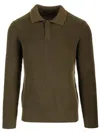 Tagliatore Long-sleeved Sweater In Green