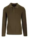 Tagliatore Long-sleeved Sweater In Green