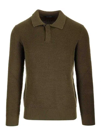 TAGLIATORE WOOL  POLO SHIRT