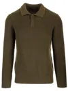 Tagliatore Long-sleeved Sweater In Green