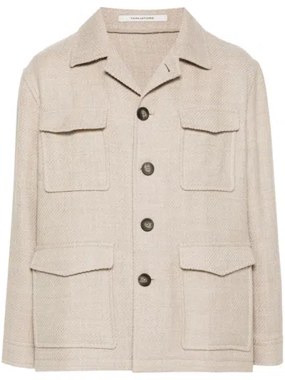 TAGLIATORE WOOL SHIRT JACKET
