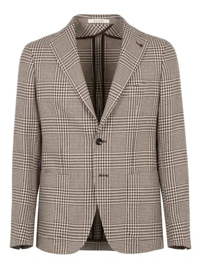 Tagliatore Wool Single-breasted Blazer In Multi