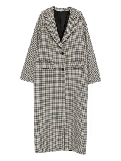 Tagliatore Wool Single-breasted Coat In Gray