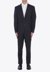 Tagliatore Long-sleeved Coat Belt Ring Trousers Suit