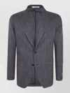 Tagliatore Wool Single-breasted Suit Jacket In Gray