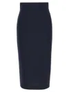Tagliatore 'myra' High-waisted Knee-length Skirt In Blue