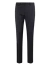 Tagliatore Pantalone Tapered Tag Lana Vergine In Blue