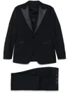 Tagliatore Single-breasted Wool Suit In Blue