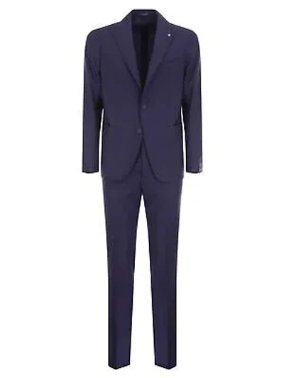 Pre-owned Tagliatore Wool Suit In Blue