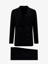 Tagliatore Wool Suit With Peak Lapel And Removable Brooch Iconic Detail