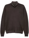 Tagliatore Turtleneck Sweater In Brown