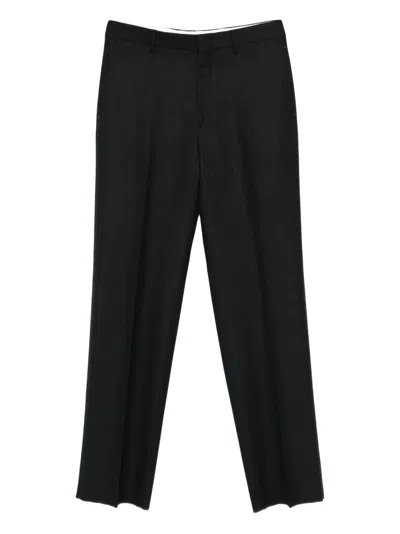 Tagliatore Wool Tailored Trousers In Black