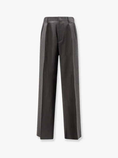 Tagliatore Wool Trousers In Gray