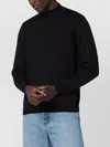 Tagliatore Wool Turtleneck Sweater Long Sleeves In Black