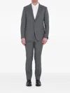 Tagliatore Twopiece Suit In Virgin Wool In Grau