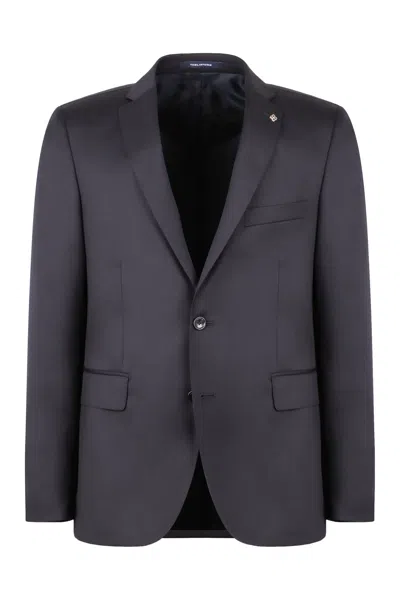 Tagliatore Wool Two-pieces Suit In Blue