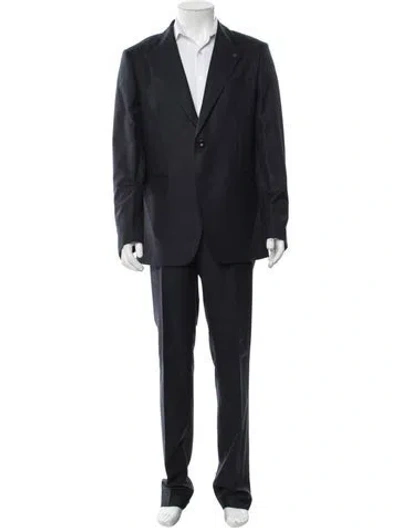 Pre-owned Tagliatore Wool Two-piece Suit In Blue