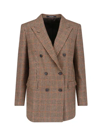 Tagliatore Wool-cashmere Tailored Jacket In Transparent