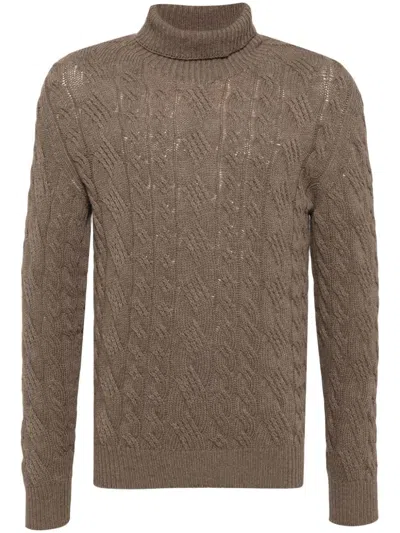 Tagliatore Zermat Sweater In Brown