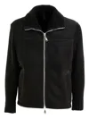 Tagliatore Zip-fastening Jacket In Black