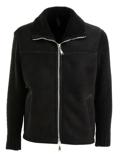 Tagliatore Zip-fastening Jacket In Black
