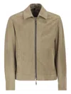 Tagliatore Zip-fastening Jacket In Green