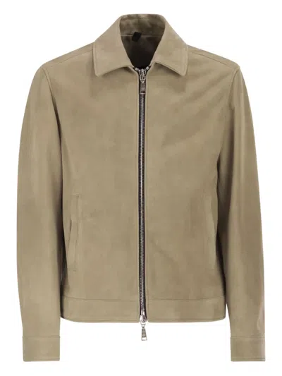 Tagliatore Zip-fastening Jacket In Green