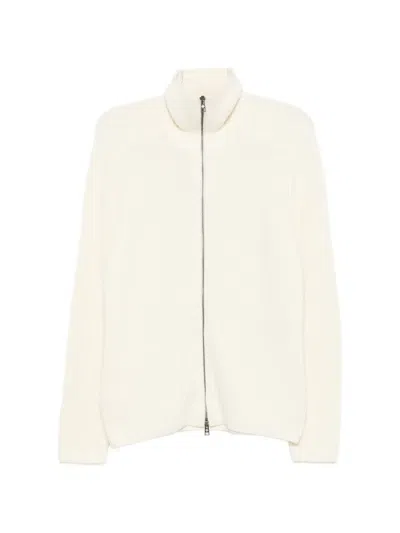 Tagliatore Zip-up Sweater In Neutrals