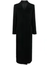 Tagliatore Belted Single-breasted Coat In Black