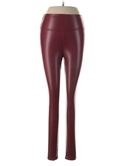 Pre-owned Tagoo Active Pants In Burgundy