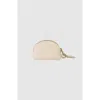 Tah Half Moon Coin Pouch In Brown